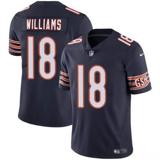 Caleb Williams Navy Chicago Bears Vapor F.U.S.E. Limited Jersey