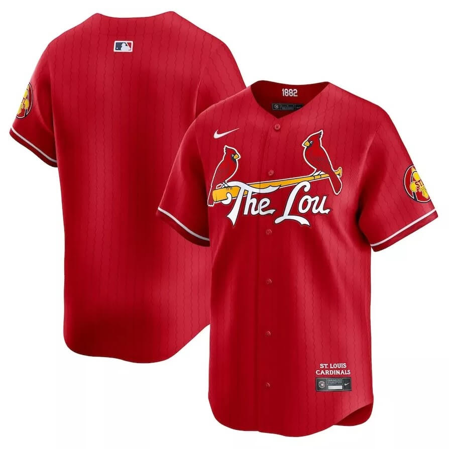 St. Louis Cardinals Blank Red 2024 City Connect Limited Jersey All Stitched